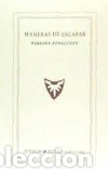 books: MANERAS DE ESCAPAR