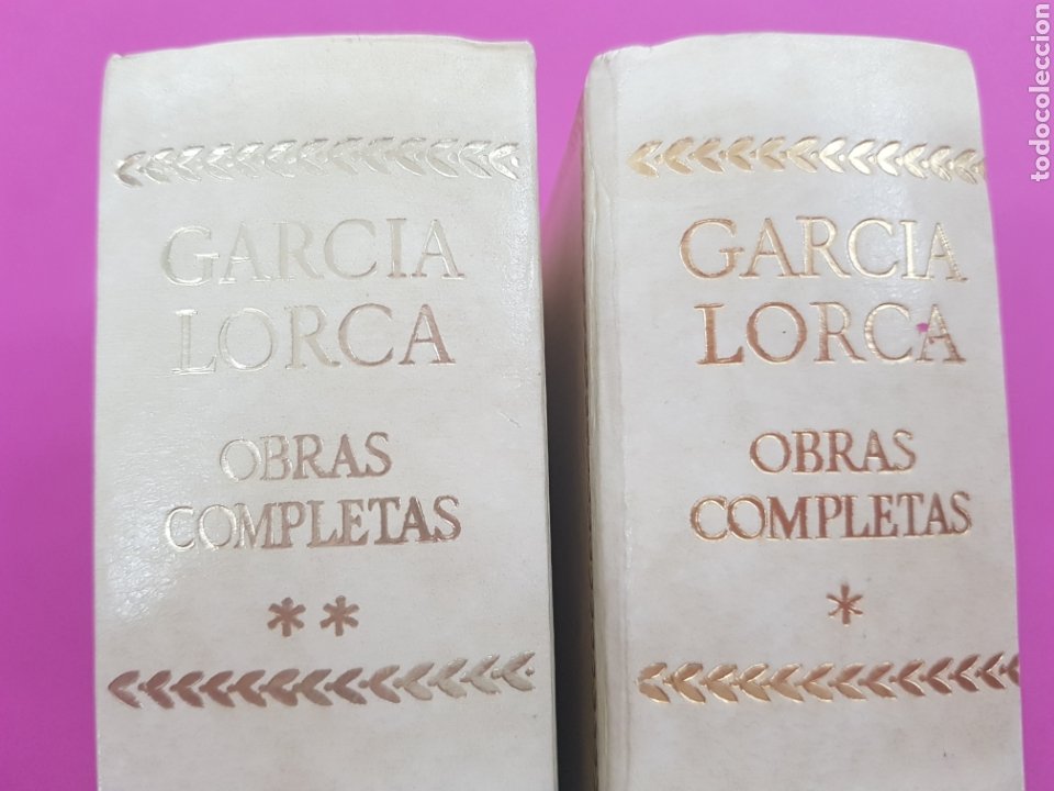 GARCIA LORCA , OBRAS COMPLETAS, AGUILAR ,.COLECCIÓN CINCUENTENARIO 1973 Y 74