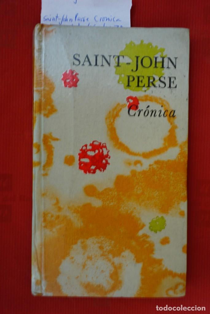 Libros: saint-john perse.cronica - Foto 1