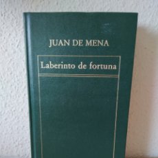 Libros: LIBRO LABERINTO DE FORTUNA. JUAN DE MENA. NUEVO
