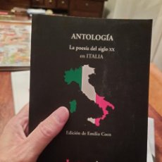 Libros: ANTOLOGÍA. LA POESÍA DEL SIGLO XX EN ITALIA. Lote 249244905