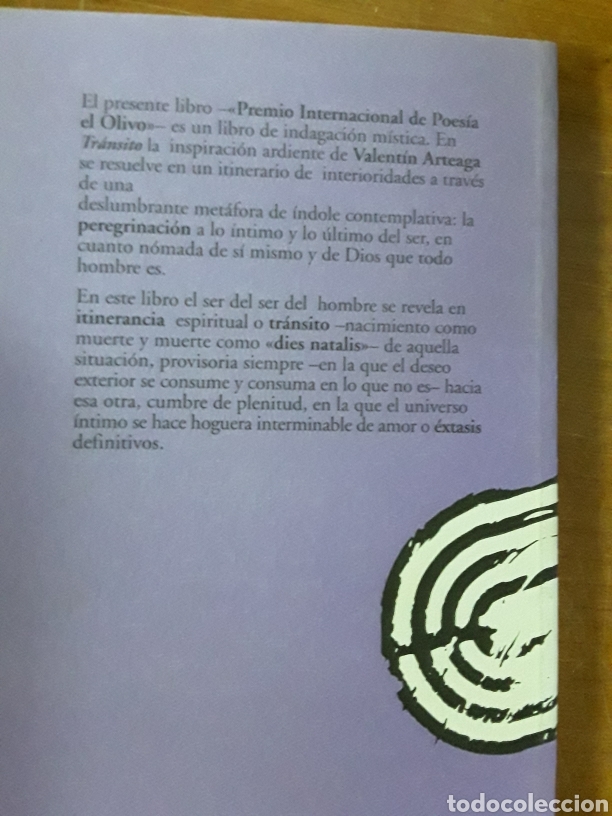 Libros: Tr&aacute;nsito. Valent&iacute;n Arteaga - Foto 2