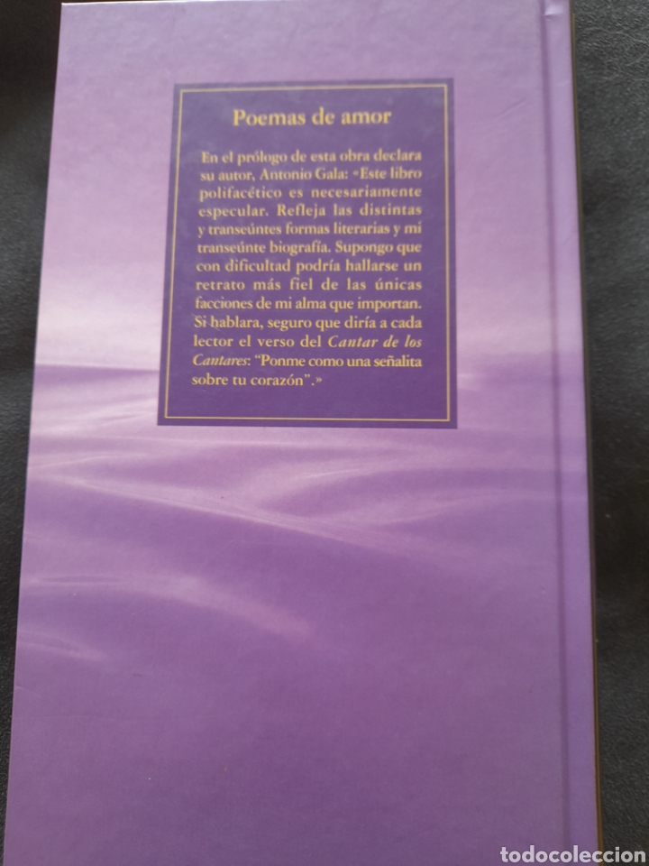 Libros: Poemas de amor. Antonio Gala - Foto 2