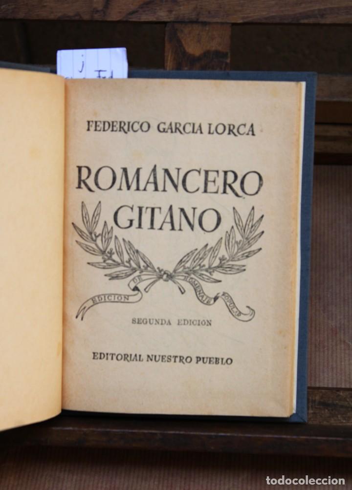 Libros: GARCIA LORCA Federico. romancero gitano - Foto 1