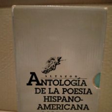 Libros: VV.AA. ANTOLOGÍA DE LA POESÍA HISPANOAMERICANA MODERNA .(2 TOMOS) .MONTE ÁVILA. Lote 366334921