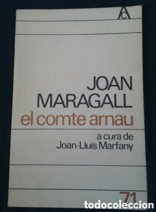 Libros: EL COMTE ARNAU (JOAN MARAGALL) - Foto 1