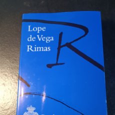 Libros: RIMAS LOPE DE VEGA REAL ACADEMIA ESPAÑOLA DE LA LENGUA RAE ESPASA 2022. Lote 382574469
