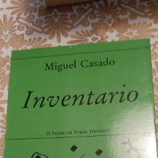 Libros: INVENTARIO. MIGUEL CASADO. Lote 383910274