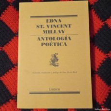 Libri: ANTOLOGÍA POÉTICA - EDNA ST. VINCENT MILLAY