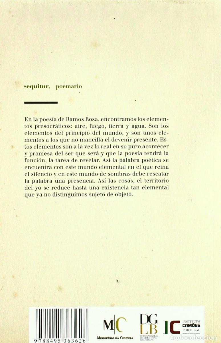 Libros: Ant&oacute;nio Ramos Rosa - La herida intacta - Foto 2