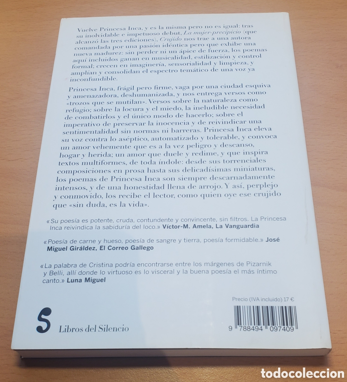 Libros: Crujido - Princesa Inca - Foto 2