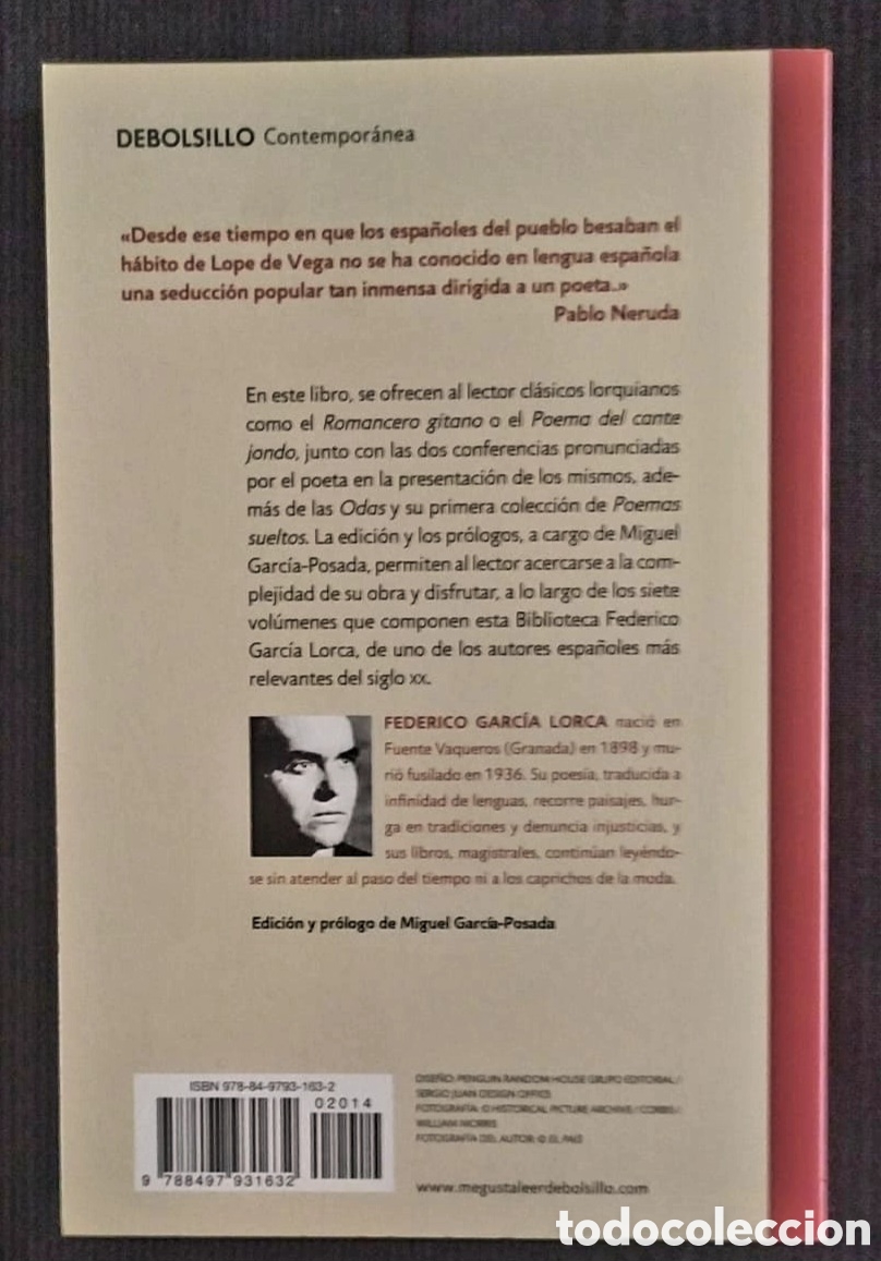 Libros: FEDERICO GARCIA LORCA. ROMANCERO GITANO - Foto 2