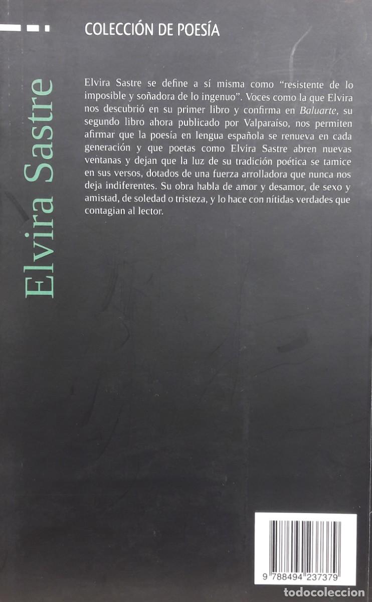 Libros: Baluarte, Elvira Sastre, Valpara&iacute;so - Foto 2