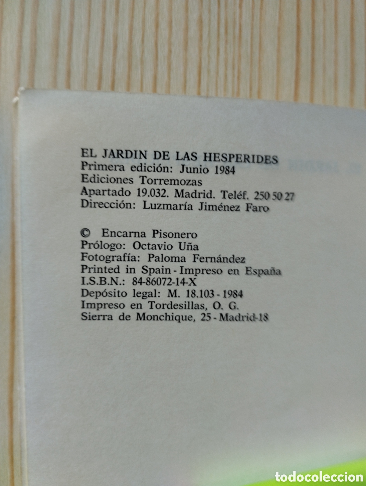 Libros: EL JARD&Iacute;N DE LAS HESP&Eacute;RIDES - Foto 3