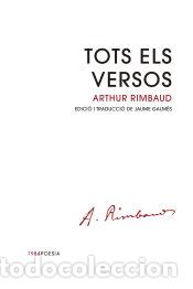 B&uuml;cher: Tots els versos - Rimbaud, Arthur