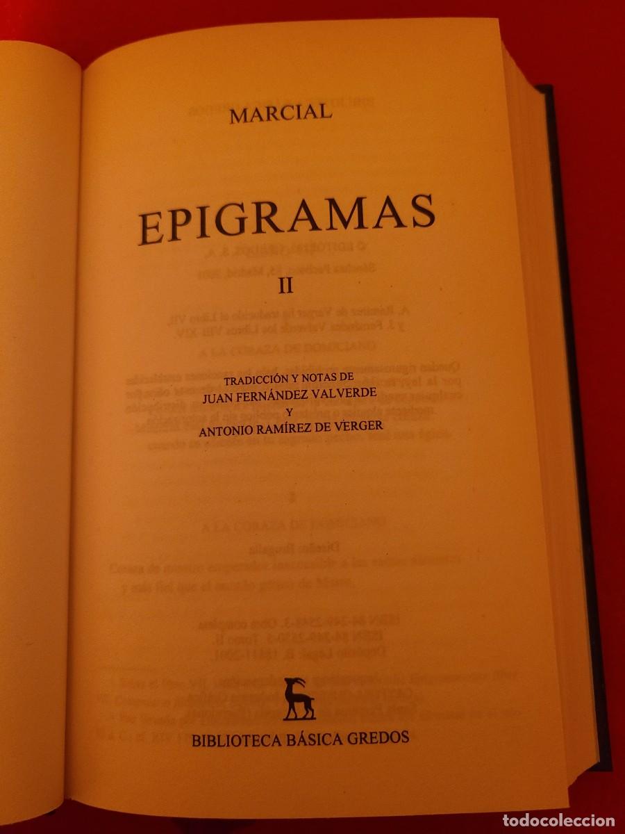 Libros: Epigramas II. Marcial. - Foto 2