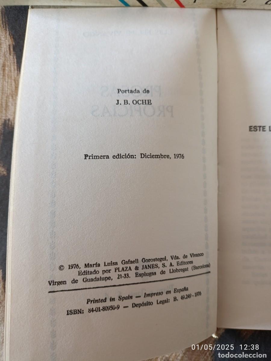 Libros: Prosas propicias. Luis Felipe Vivanco - Foto 3