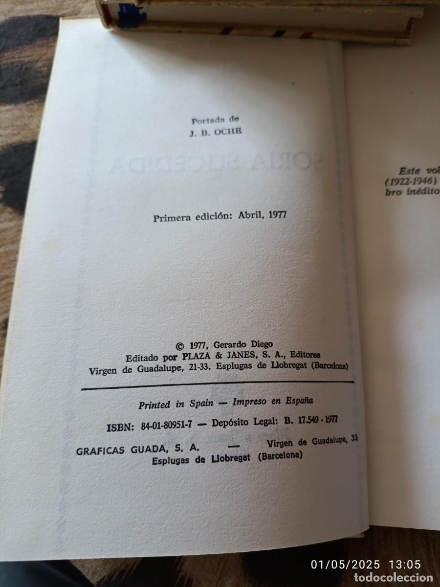 Libros: Soria sucedida. Gerardo Diego - Foto 3