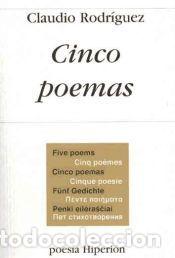 Libros: Cinco poemas - RODR&Iacute;GUEZ, Claudio - Foto 1