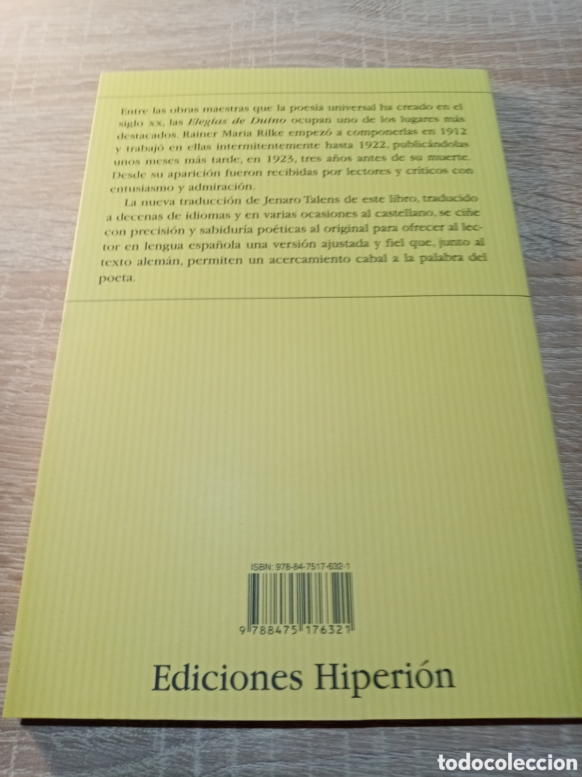 Libros: ELEG&Iacute;AS DE DUINO, RAINER MAR&Iacute;A RILKE - Foto 2