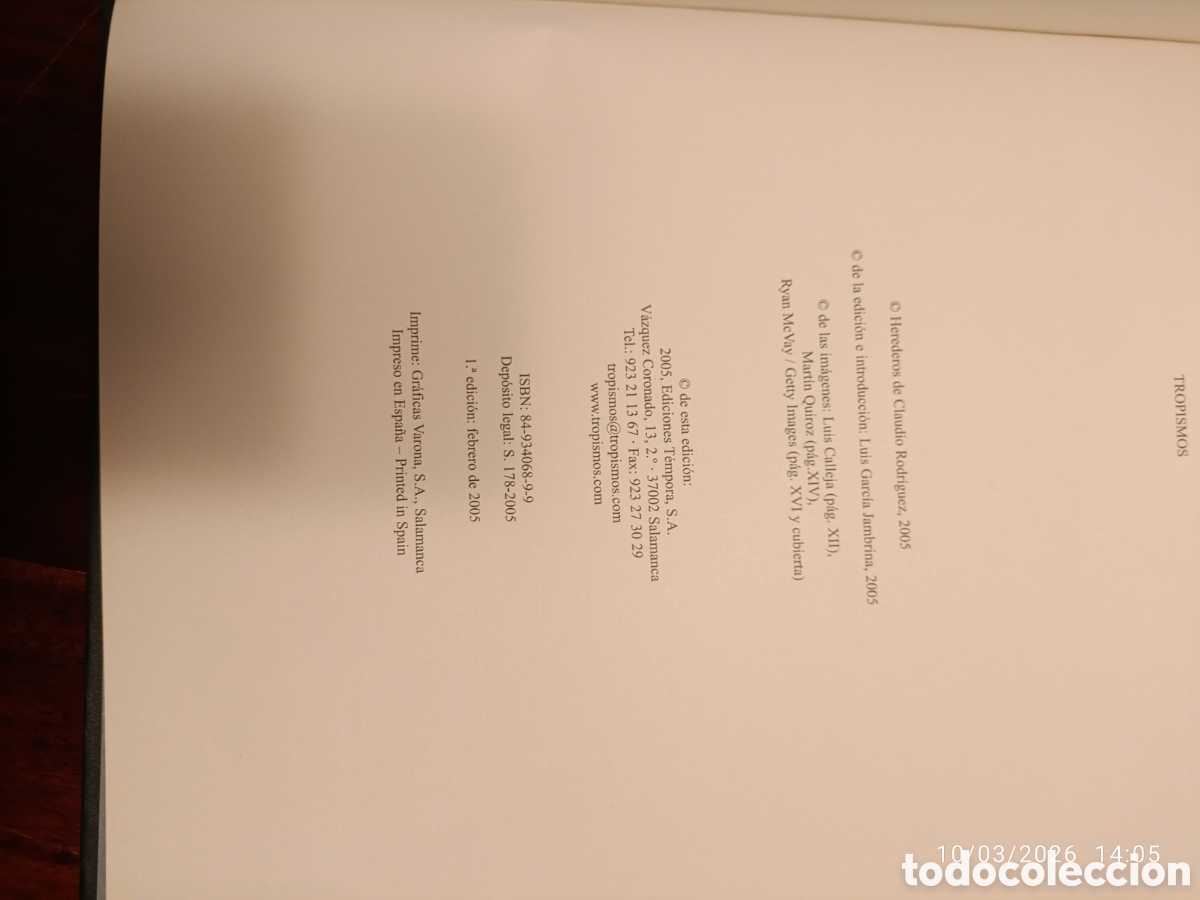 Libros: Aventura. Claudio Rodr&iacute;guez. - Foto 7