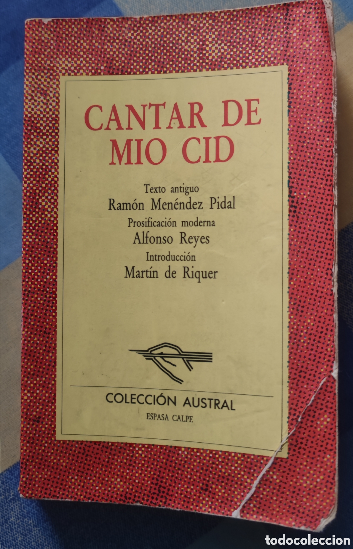 Libros: An&oacute;nimo. Cantar de Mio Cid