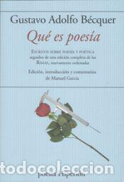 Libros: QUE ES POESIA - BECQUER, GUSTAVO ADOLFO - Foto 1