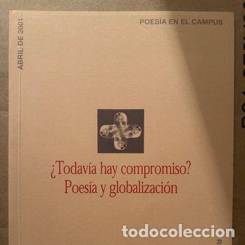 Libros: Poes&iacute;a en el Campus. Todav&iacute;a hay compromiso? Poes&iacute;a y globalizaci&oacute;n