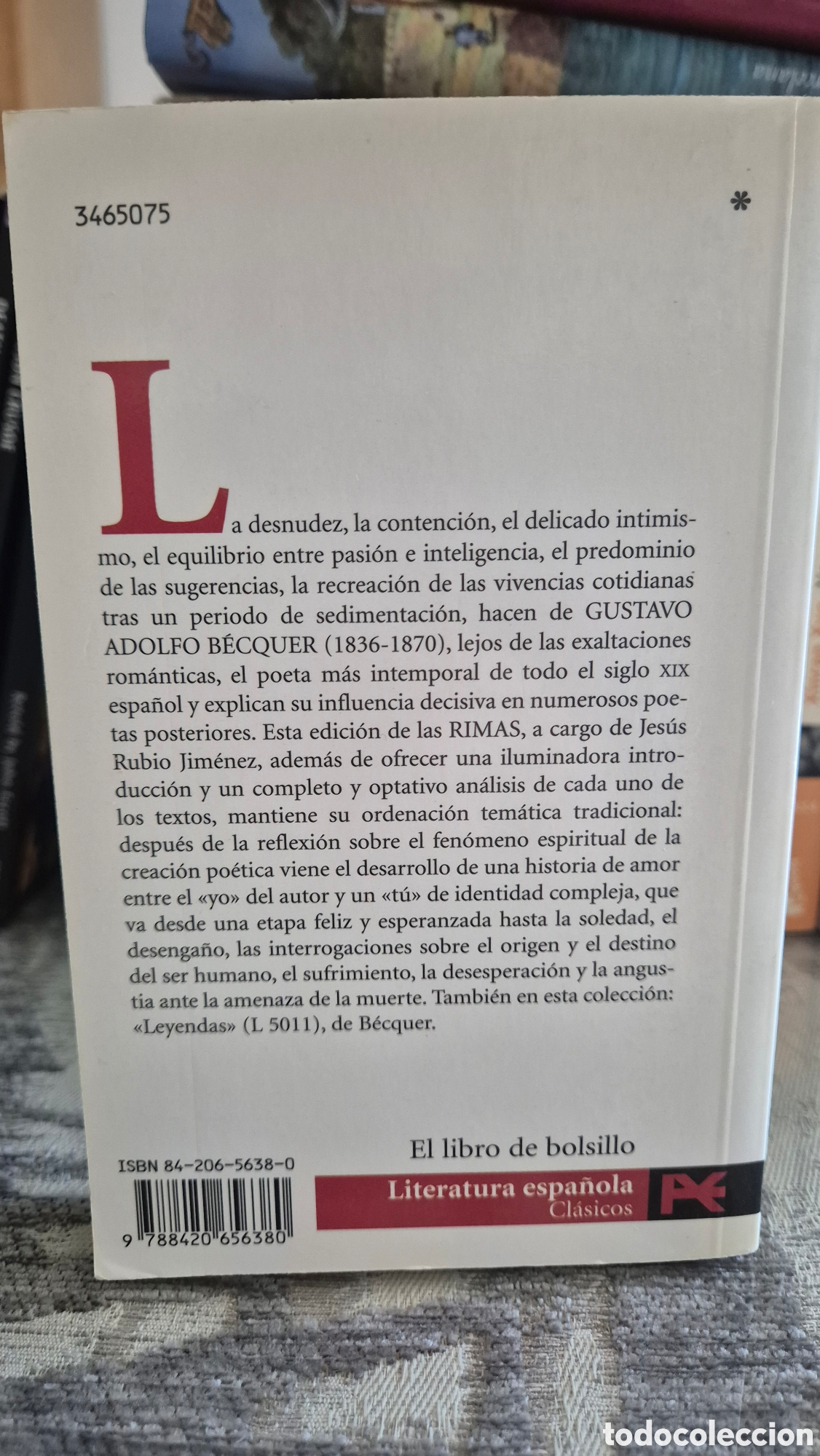 Libros: Rimas de Gustavo Adolfo Becquer - Foto 2