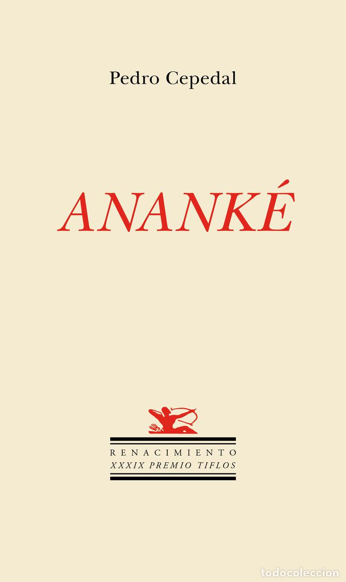 Libros: Anank&eacute;. Pedro Cepedal. Editorial Renacimiento