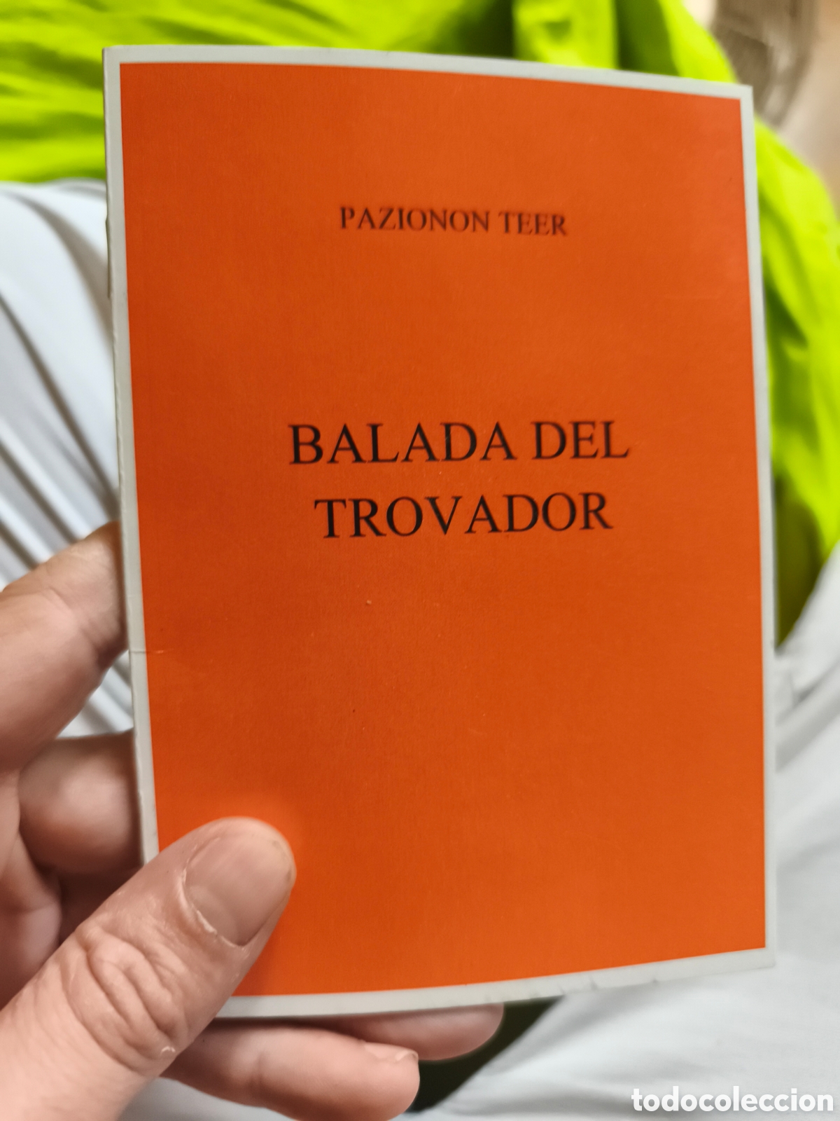 Libros: Balada del Trovador Pazionono Teer