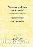 Libros: Aqu&iacute;, ninfas del sur, venid ligeras. Voces po&eacute;ticas virreinales. **R&Uacute;STICA** - Chang-Rodr&iacute;guez,