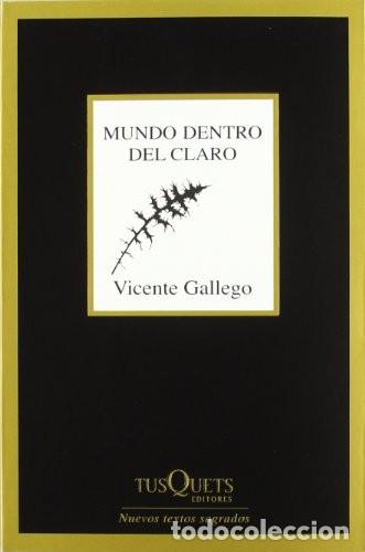 Libros: Mundo dentro del claro: 273 (Marginales) de Vicente Gallego (Autor) Formato: Tapa blanda