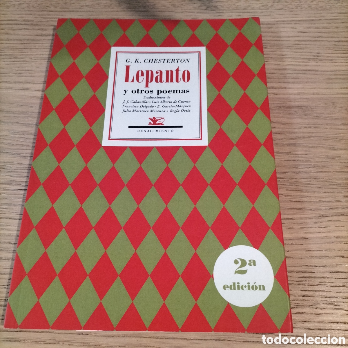 Libros: LEPANTO Y OTROS POEMAS. G.K. CHESTERTON. EDITORIAL RENACIMIENTO