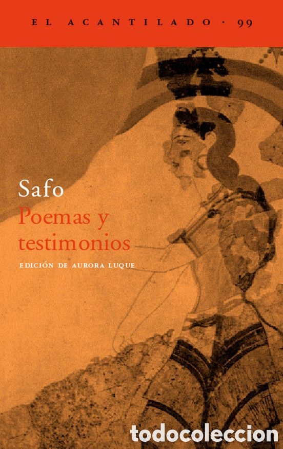 Libros: SAFO, POEMAS Y TESTIMONIOS, POES&Iacute;A CL&Aacute;SICA, ACANTILADO