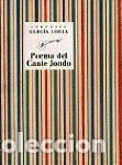 Libros: POEMA DEL CANTE JONDO. - Federico Garc&iacute;a Lorca