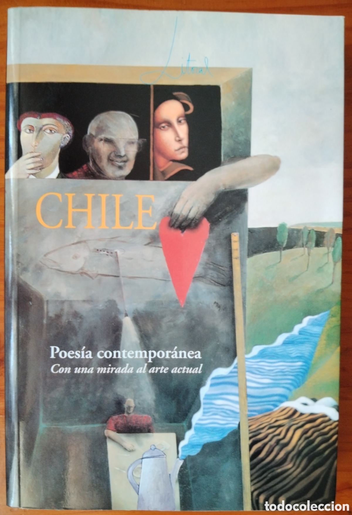 Libros: LITORAL. Chile. Poes&iacute;a contempor&aacute;nea Con una Mirada al Arte Actual.