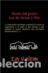Libros: Teor a del Poder. La Ley de Acton y Pitt - Valem, Ig - Foto 1