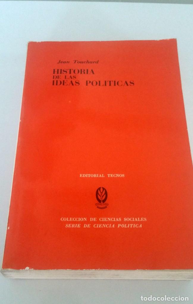 Libri: Historia de las ideas pol&iacute;ticas. Jean Touchard.