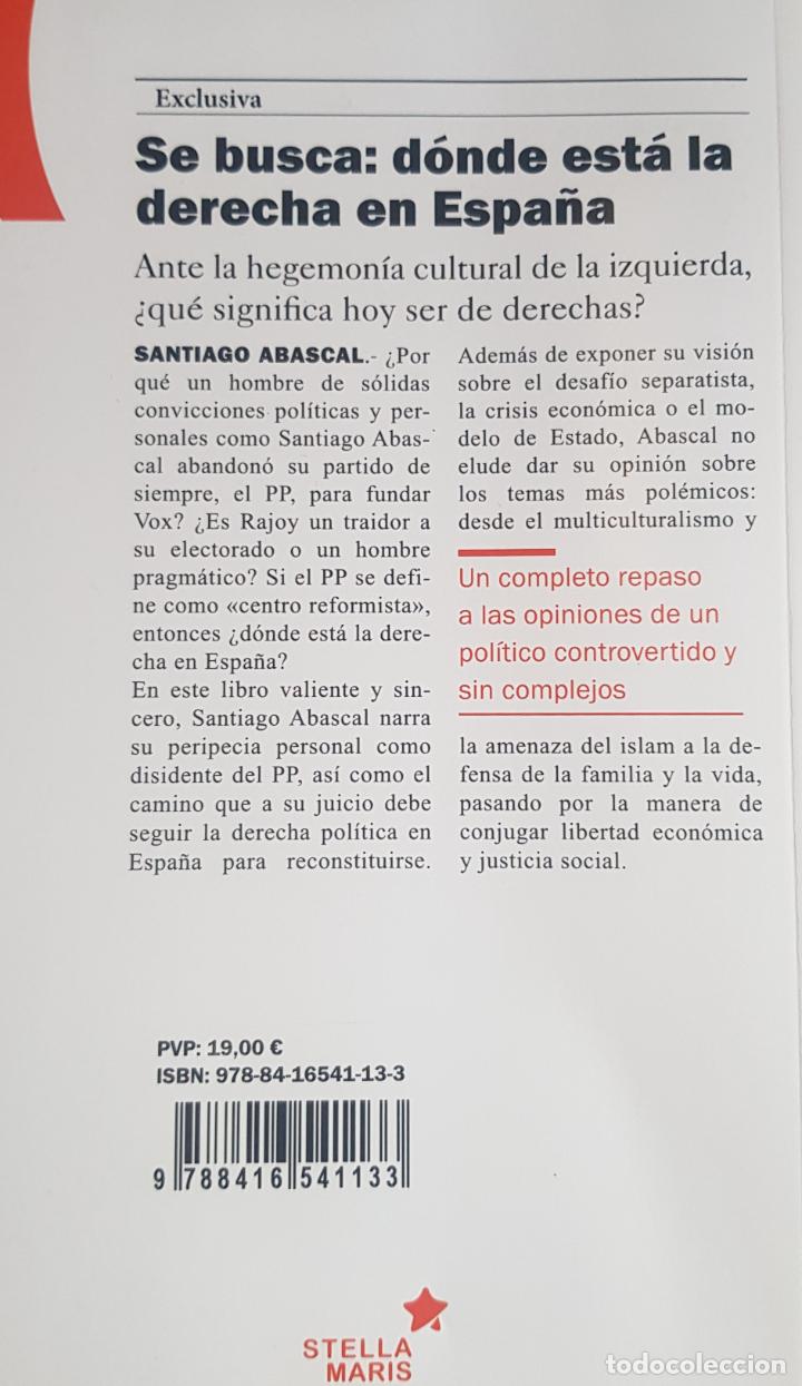 Libros: LIBRO DE SANTIAGO ABASCAL. VOX. NUEVO - Foto 2
