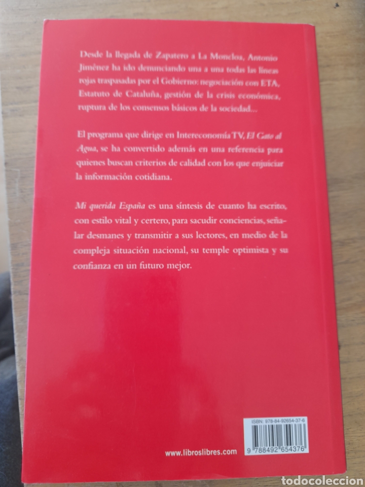 Libros: Mi querida Espa&ntilde;a. Antonio Jim&eacute;nez - Foto 2