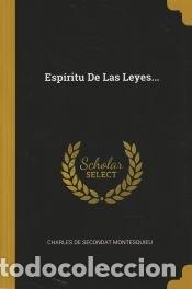 Libros: Esp&iacute;ritu De Las Leyes... - Charles de Secondat Montesquieu - Foto 1