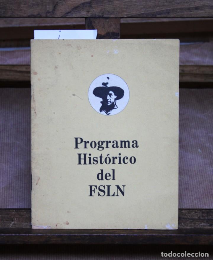 Libros: programa historico del FSLN. - Foto 1