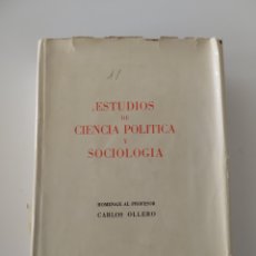 Libros: ESTUDIOS DE CIENCIA POLÍTICA Y SOCIOLOGÍA . HOMENAJE AL PROFESOR CARLOS OLLERO