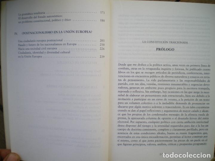Libros: LA CONSTITUCION TRAICIONADA, ALEIX VIDAL-QUADRAS - Foto 3