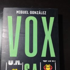 Libros: VOX S.A.: EL NEGOCIO DEL PATRIOTISMO ESPAÑOL