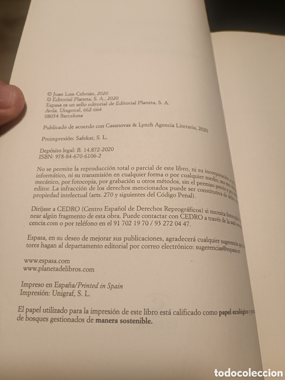Libros: Caos Juan luis cebrian el poder de los idiotas Espasa 2020 - Foto 2