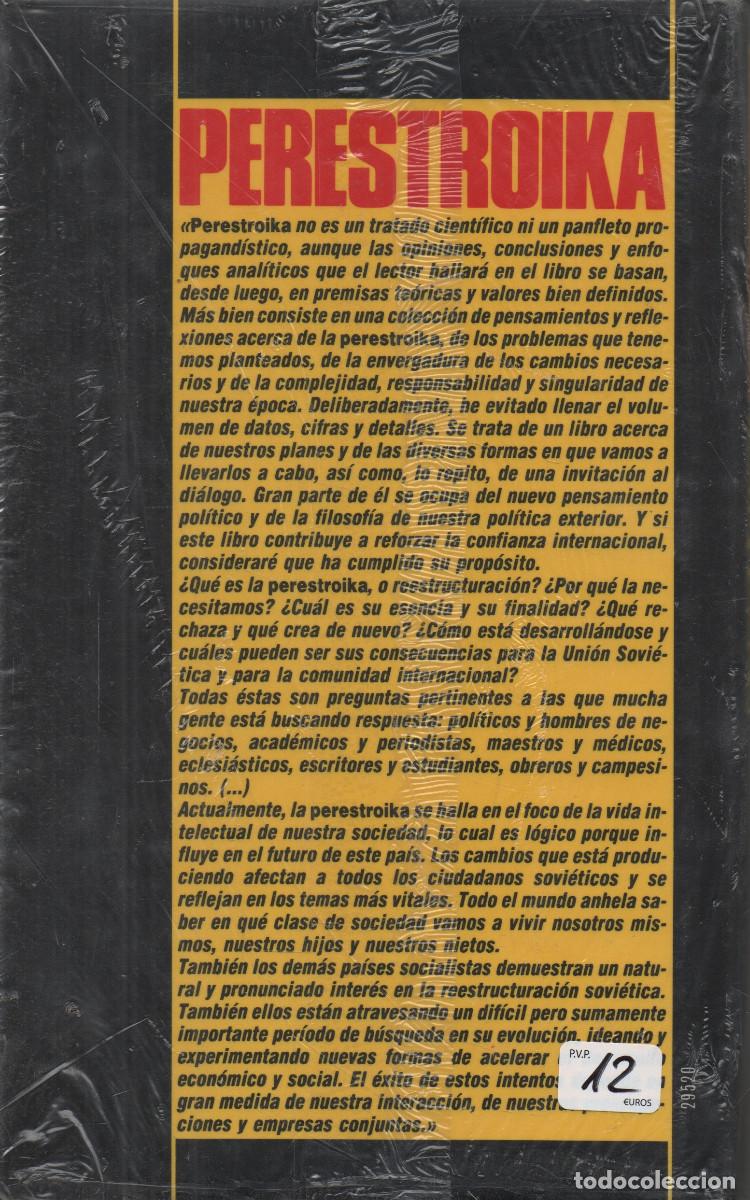 Libros: Perestroika. Mikhail Gorbachev. C&iacute;rculo de Lectores. 1988. - Foto 2