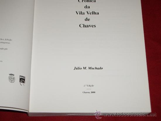 Libros: CRONICA DA VILA VELHA DE CHAVES - Foto 2