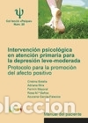 Libros: Intervenci&oacute;n psicol&oacute;gica en atenci&oacute;n primaria para la depresi&oacute;n leve-moderada. Protocolo para la